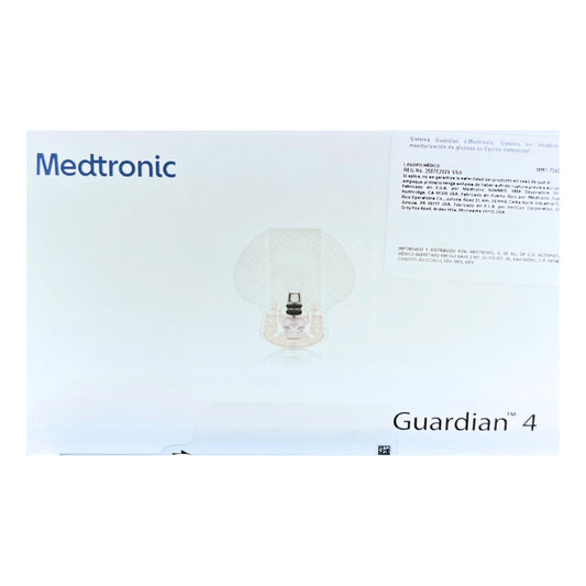 Sensores Guardian 4 System Caja Con 5 Sensores Medtronic Blanco