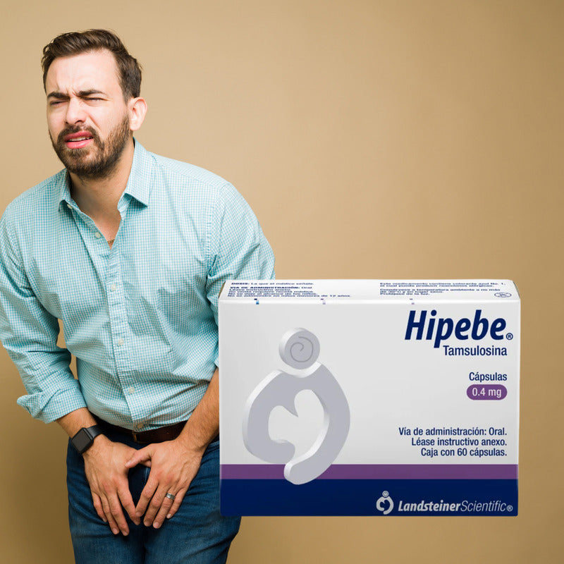 Hipebe Tamsulosina 0.4 Mg 60 Cápsulas Liberación Prolongada_