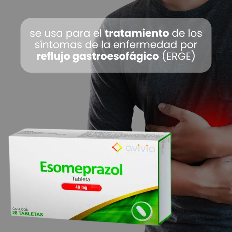 Esomeprazol 40 Mg 2 Cajas Con 28 Tabletas C/u Avivia