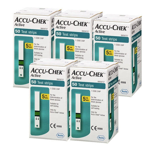 Accu-chek Active 250 Tiras Reactivas Para Glucómetro