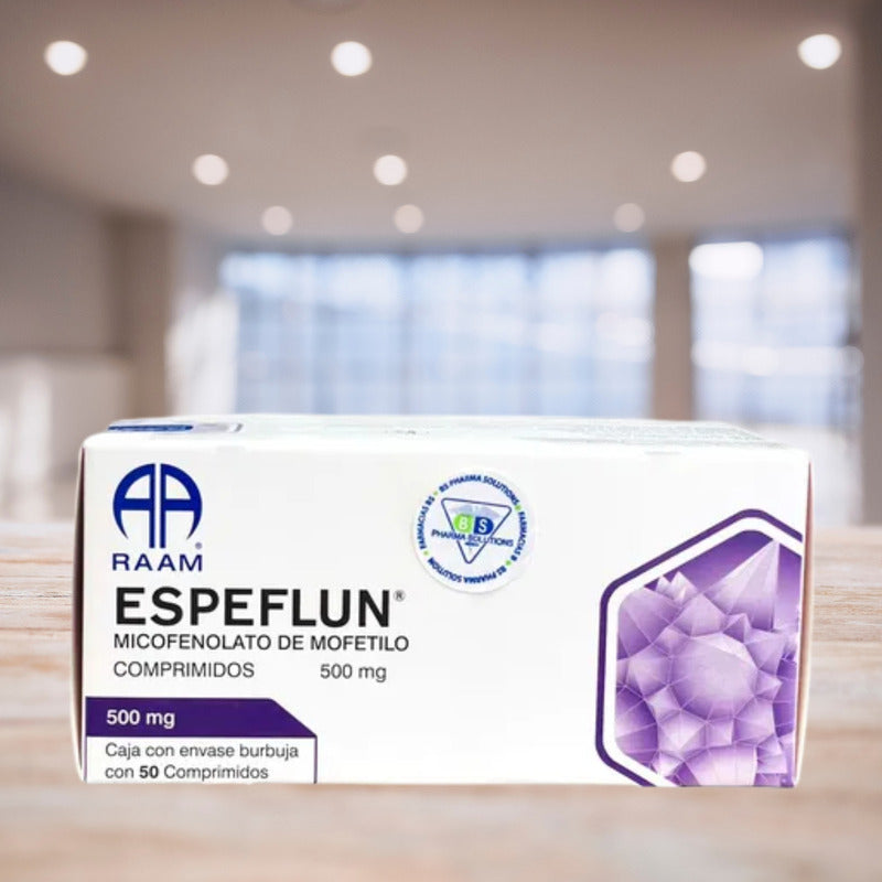 Espeflun Micofenolato De Mofetilo 50 Comprimidos 500 Mg