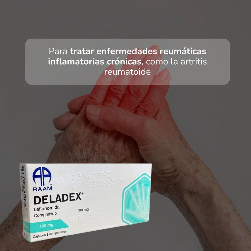 Deladex Leflunomida 100 Mg Caja Con 3 Comprimidos Raam