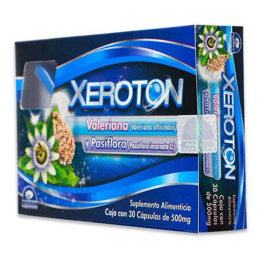 Xeroton, 30 Capsulas De 500 Mg, Natutech Sabor Sin Sabor