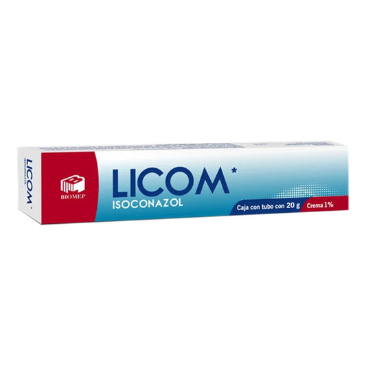 Licom Isoconazol Crema 1% Tubo Con 20 G Sin Fragancia