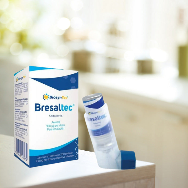 Bresaltec Salbutamol 100 Mcg 6 Cajas Con 200 Dosis C/u