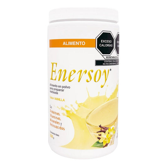 Enersoy Polvo Vainilla 2 Botes 500 G C/u Con Proteínas Vainilla