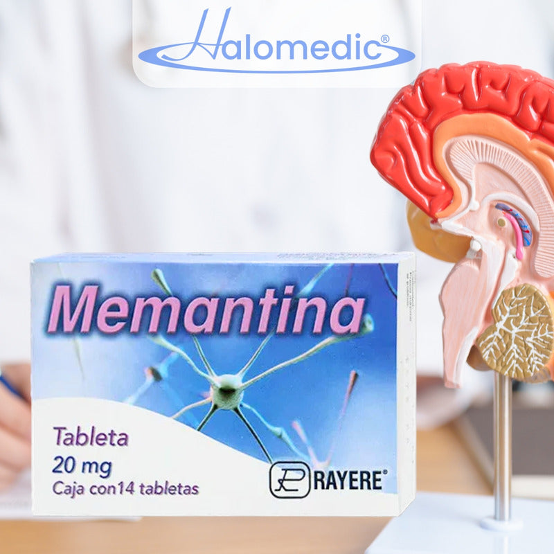 Pack Memantina 20 Mg 2 Cajas Con 14 Tabletas C/u