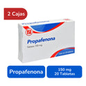 Propafenona 2 Cajas Con 150 Mg 20 Tabletas C/u Randall