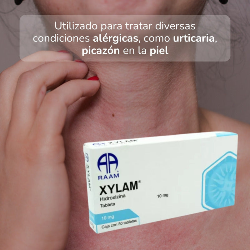 Xylam Hidroxizina 10 Mg Caja Con 30 Tabletas
