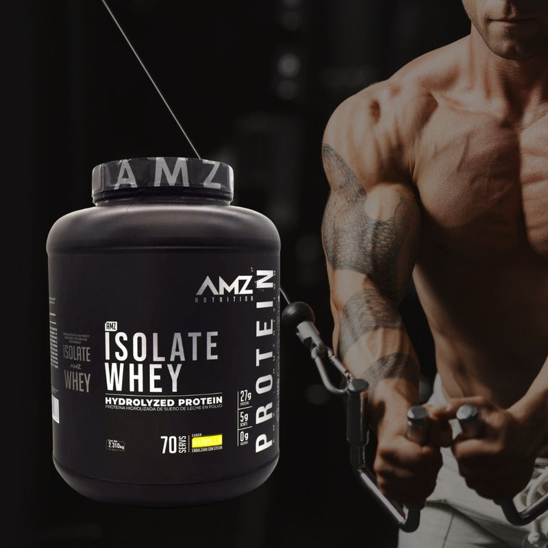 Amz Isolate Whey Proteína 2.310 Kg 70 Servs Sabor Vainilla Vainilla