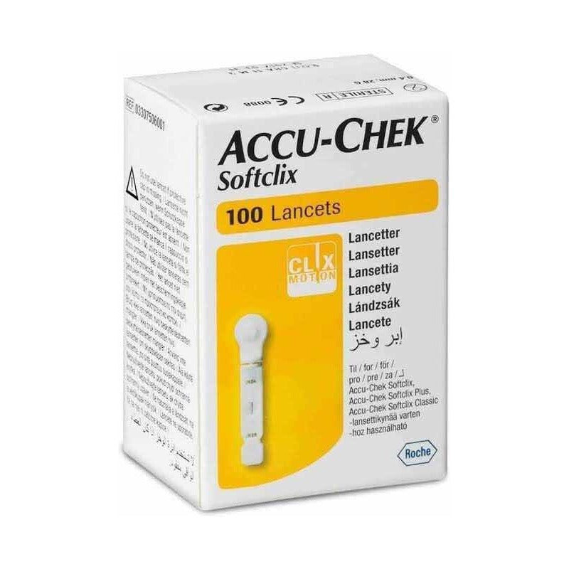 Lancetas Accu-chek Softclix Caja Con 100 Lancetas