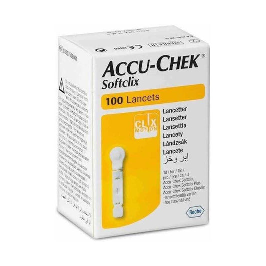 Lancetas Accu-chek Softclix Caja Con 100 Lancetas