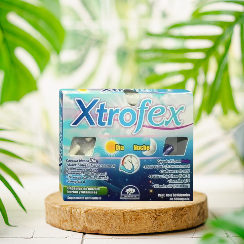 Xtrofex Día Y Noche Caja C/60 Capsulas Menopausia