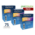 Onetouch Ultra Paquete 75 Tiras Reactivas Para Glucómetro
