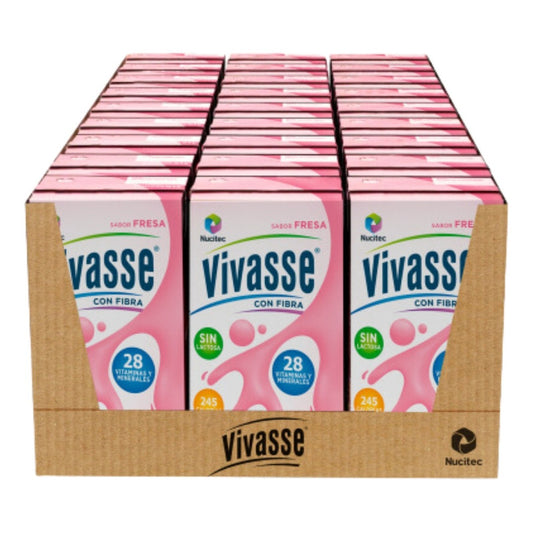 Vivasse Dieta Polimérica Sabor Fresa Caja Con 27 Piezas