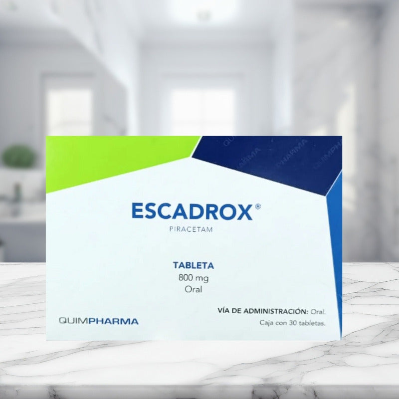 Escadrox Piracetam 800 Mg Caja Con 30 Tabletas Quimpharma
