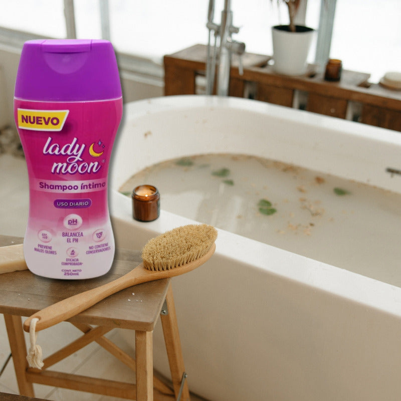 Lady Moon Shampoo Íntimo Uso Diario Balance Ph Fco. 250 Ml
