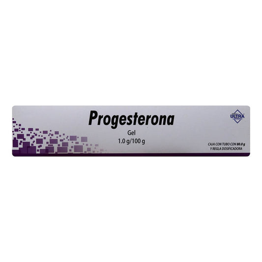 Progesterona Gel 1.0/100g Caja Con Tubo De 80g Ultra