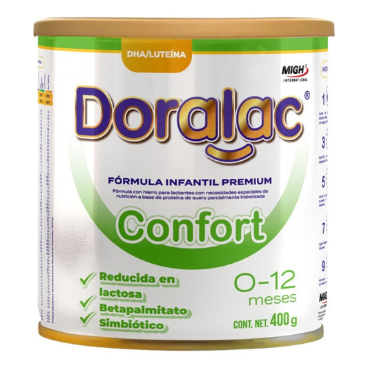 Doralac Confort Fórmula Infantil Premium 400 G 0 - 12 Meses Sin Sabor