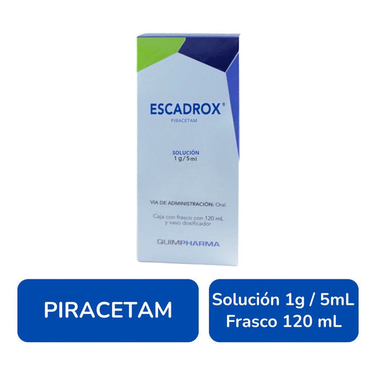 Escadrox Piracetam 1 G / 5 Ml Solución 120 Ml Quimpharma