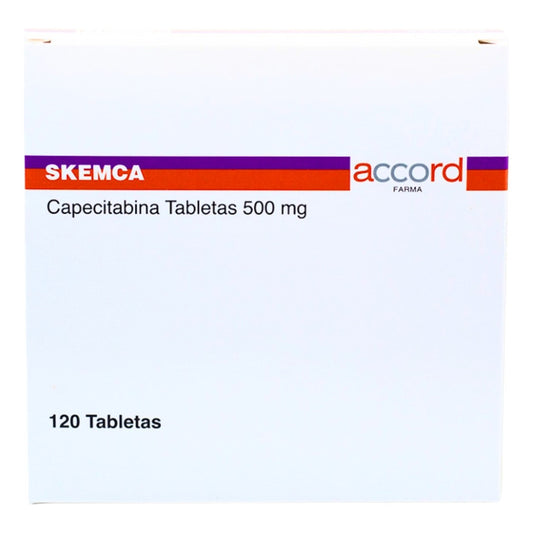 Skemca Capecitabina 500 Mg 120 Tabletas Accord Farma