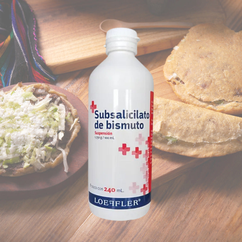 Subsalicilato De Bismuto 240 Ml Loeffler Contra Acidez