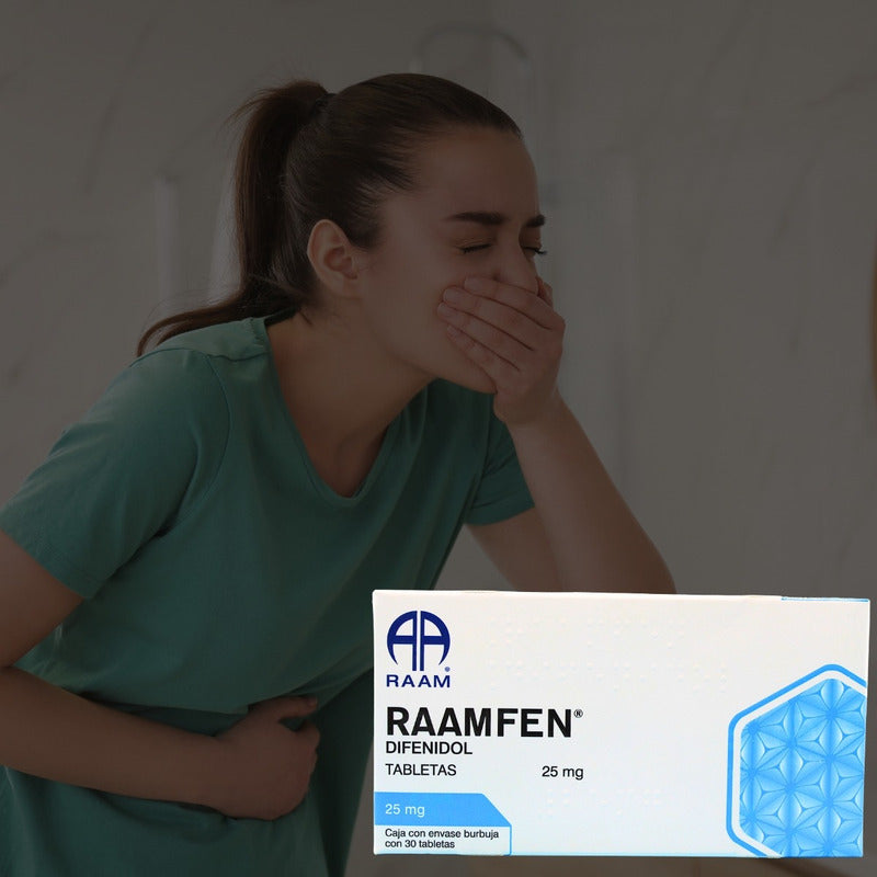 Raamfen Difenidol 25 Mg 2 Cajas Con 30 Tabletasc/u  Raam