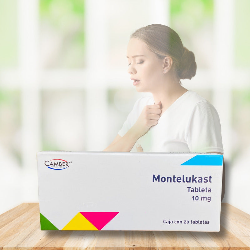 Montelukast 10 Mg 2 Cajas Con 20 Tabletas C/u