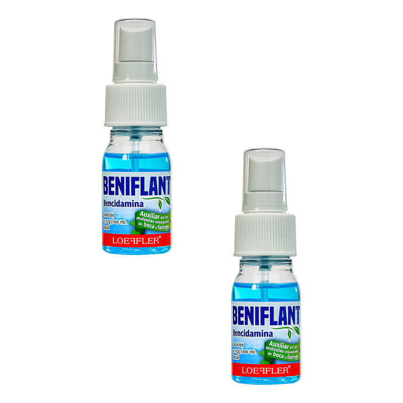 Beniflant Bencidamina Bucal 30 Ml 2 Frascos Loeffler