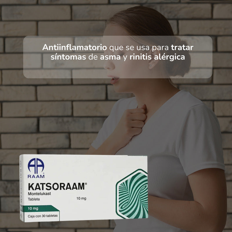 Katsoraam Montelukast 10 Mg 2 Cajas Con 30 Tabletas C/u Raam