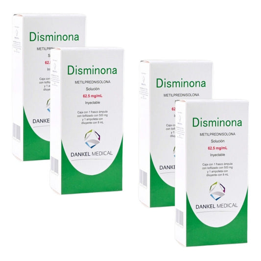 Disminona Metilprednisolona 62.5mg 4cjs 1 Amp 8ml C/u Dankel