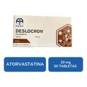 Deslocrón Atorvastatina 20 Mg Caja Con 30 Tabletas Raam