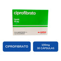 Ciprofibrato Amsa 100 Mg Con 30 Capsulas