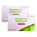 Avivia 2 Pack Vildagliptina / Metformina 50mg/1000mg 30 Tabs