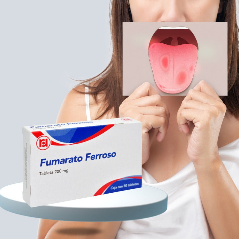 Fumarato Ferroso 200 Mg 4 Cajas 50 Tabletas C/u Randall