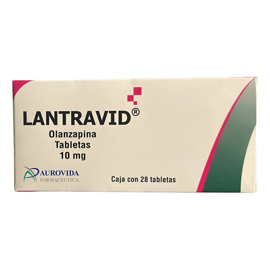 Lantravid Olanzapina 10 Mg Caja Con 28 Tabletas Aurovida