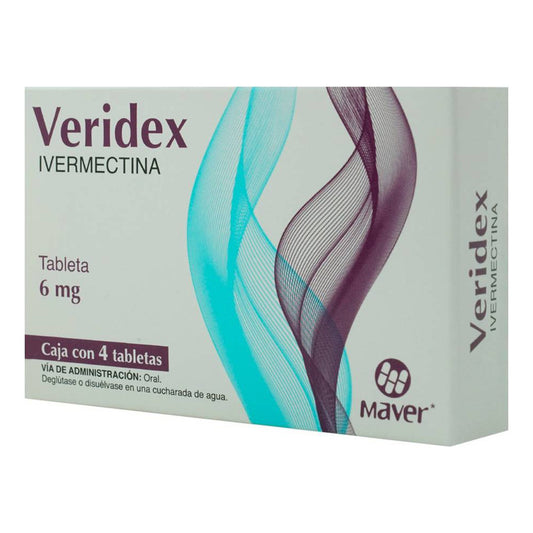 Veridex Tableta 6 Mg, 4 Tabletas