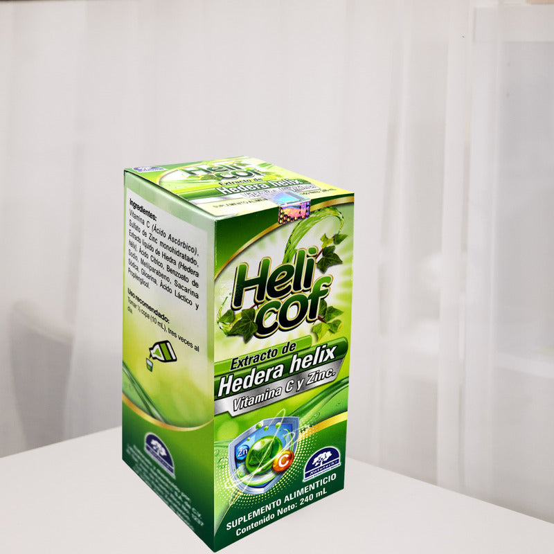 Heli Cof Hedra Helix Frasco Con 240 Ml Suplemento Natutech Sin Sabor