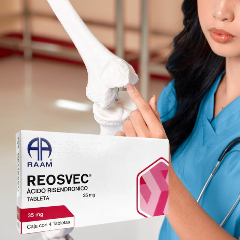 Reosvec Ácido Risedronico 35 Mg Caja Con 4 Cápsulas Raam