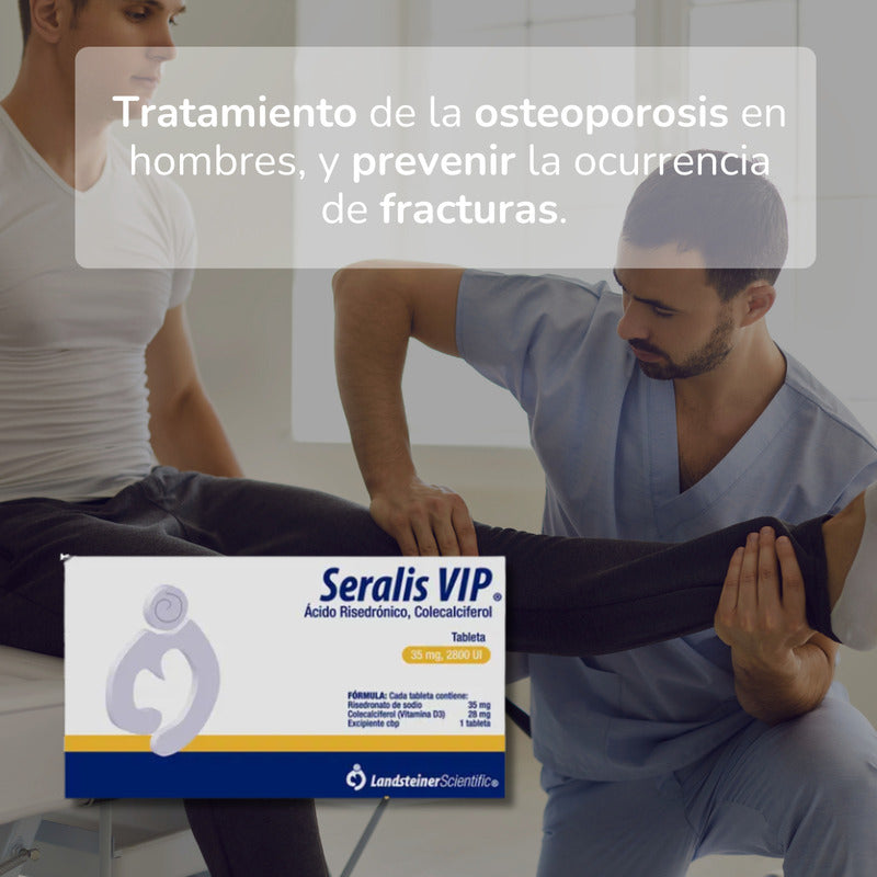 Seralis Vip Ácido Risedrónico Colecalciferol 35 Mg 10 Tabs