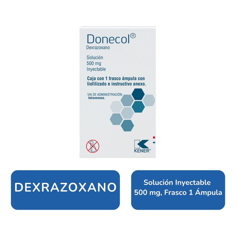 Donecol Dexrazoxano 500 Mg Inyectable Kener