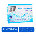 L-metionina Caja Con 30 Tabletas De 200 Mg Natutech Sin Sabor
