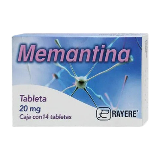 Memantina De 20mg Caja Con 14 Tabletas