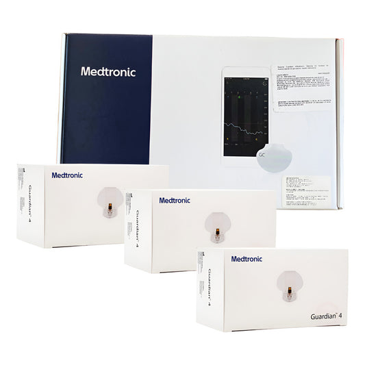 Kit Guardian 4 Transmisor Y 3 Cajas De Sensores Medtronic Blanco