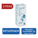 Finatak Ertapenem 3 Cajas 1g Sol. Inyectable Kener