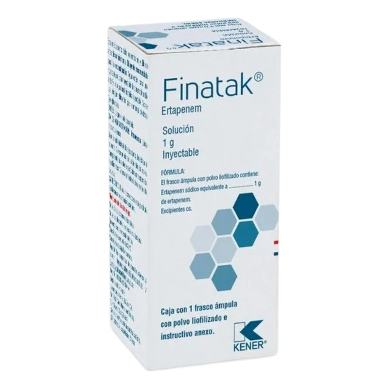 Finatak Ertapenem 1g Sol. Inyectable Polvo Liofilizado Kener