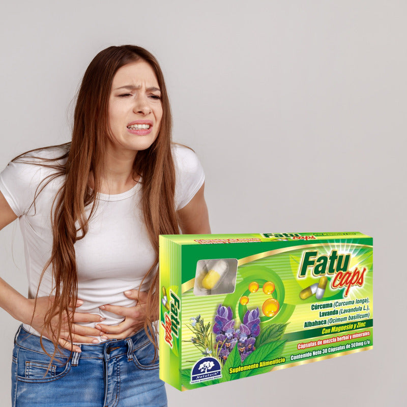 Fatu Caps 500 Mg 30 Cápsulas Suplemento Natutech Sin Sabor