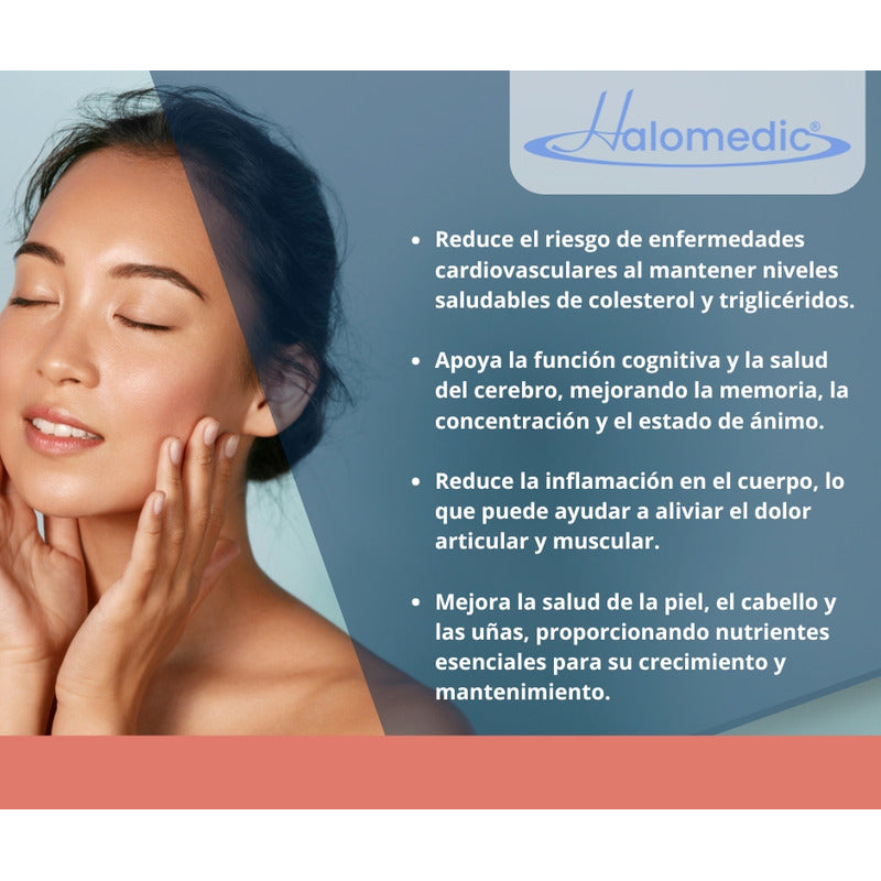 Omega 3,6 Y 9 Bdm Lab 60 Capsulas  Sin Sabor