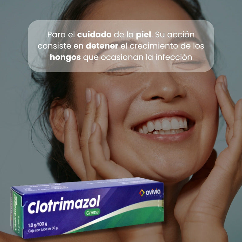 Clotrimazol Crema 1g / 100g 3 Tubos De 30g C/u Avivia