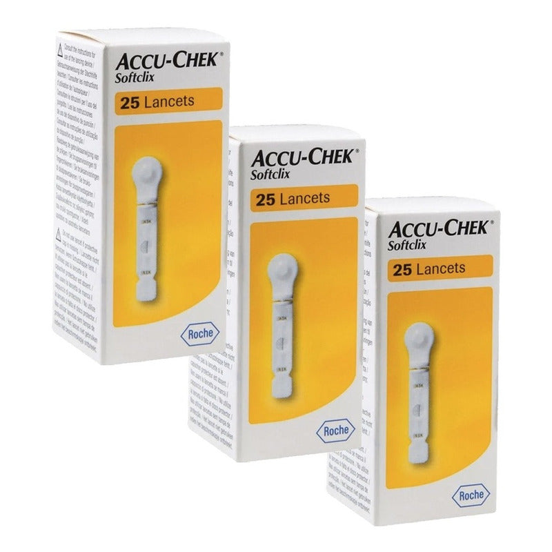 Lancetas Accu-chek Paquete Con 75 Lancetas.